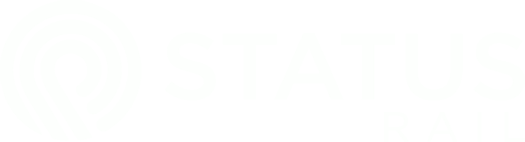 Status rail white logo